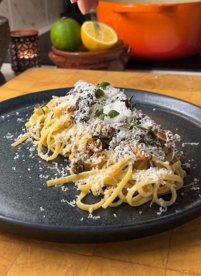 Pasta med Traktkantarell