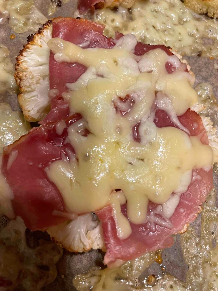 Gratinert blomkål med spekeskinke