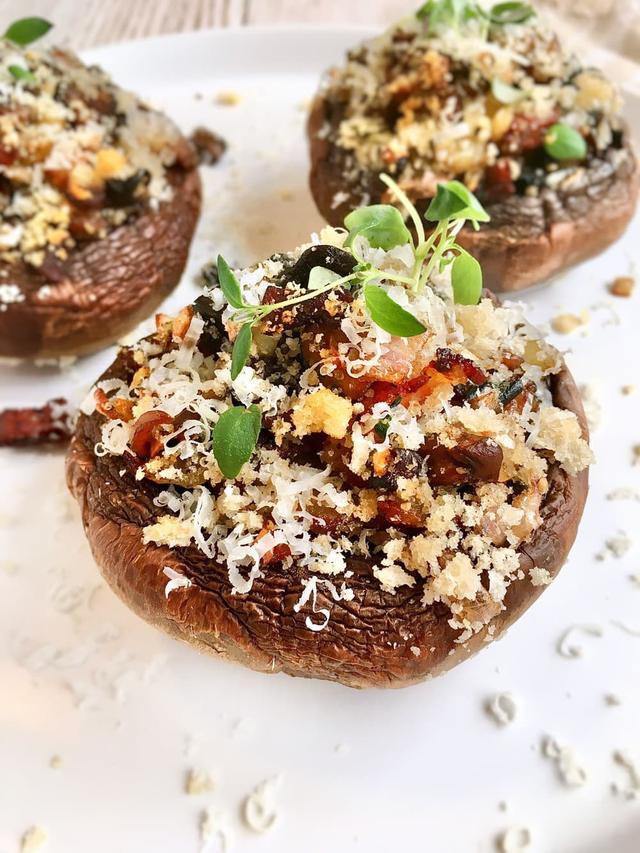 Loaded Portobello Mushrooms