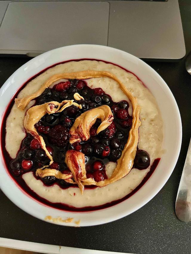 Pb & J havregrøt med en vri