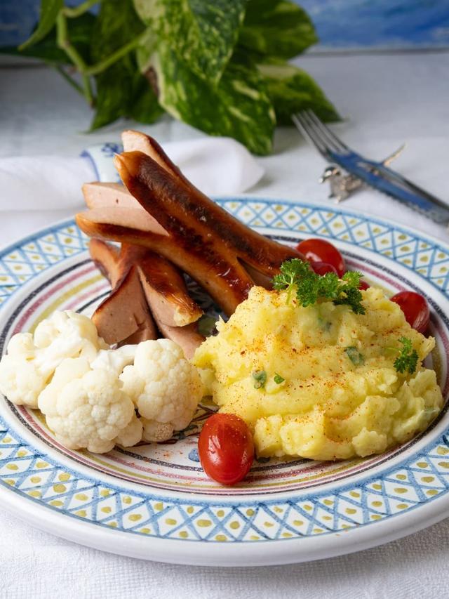 Pølse med potetmos