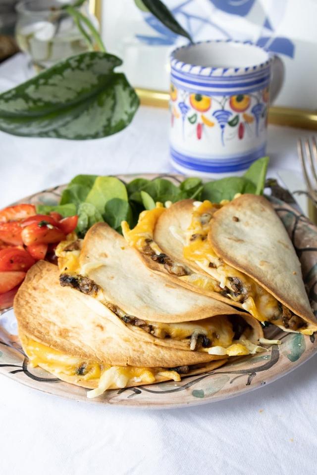 Quesedilla med sopp!