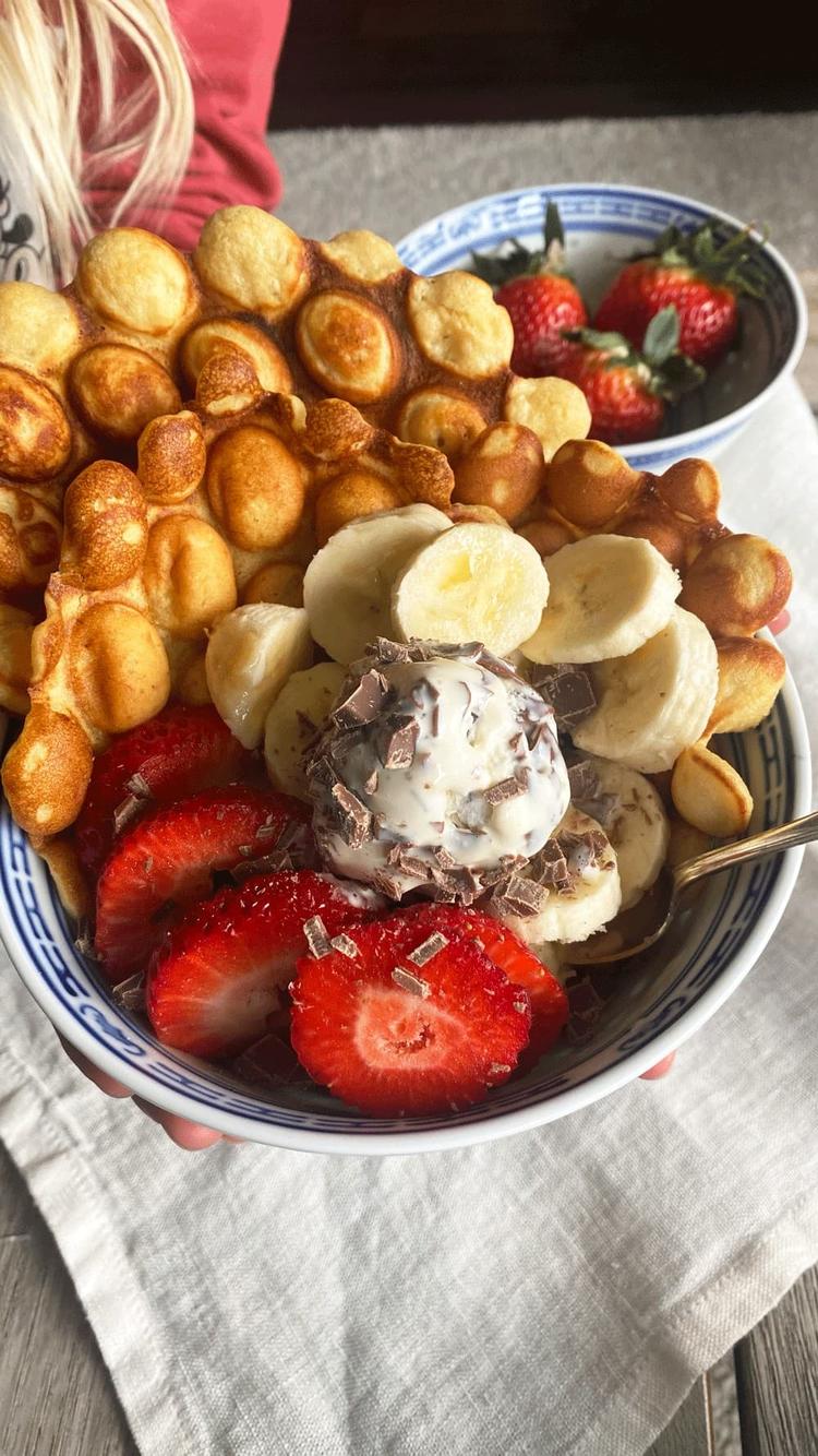 Glutenfri bubble waffle