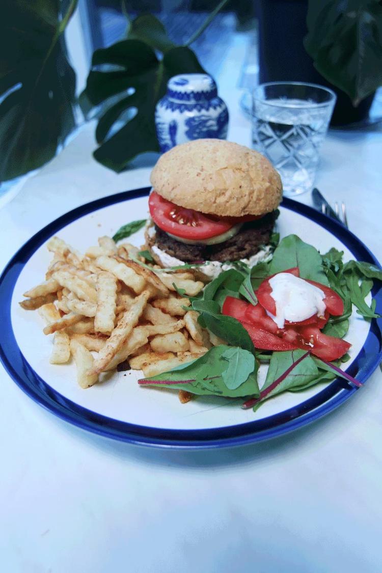 Classical Burger with Fries!