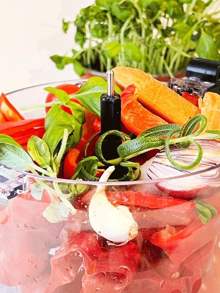 Red Sauce made with Leftover Veggies