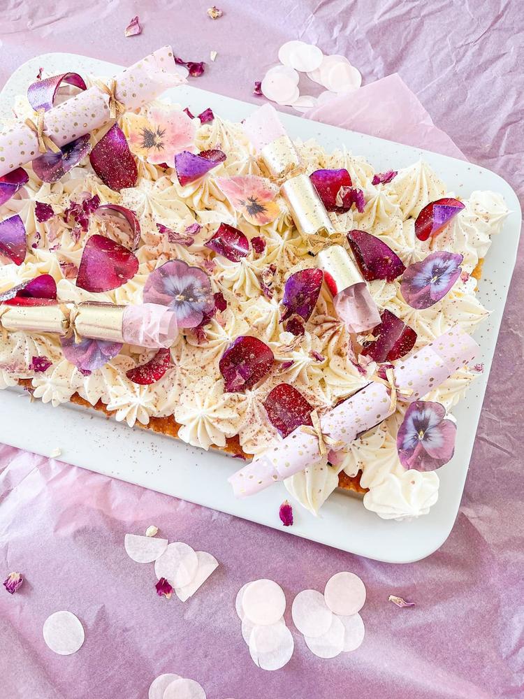 Fantastisk gulrotkake med ermine frosting