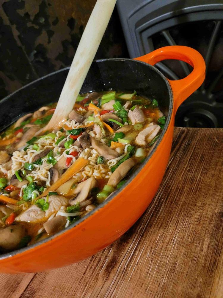 Spicy Thaisuppe med kylling