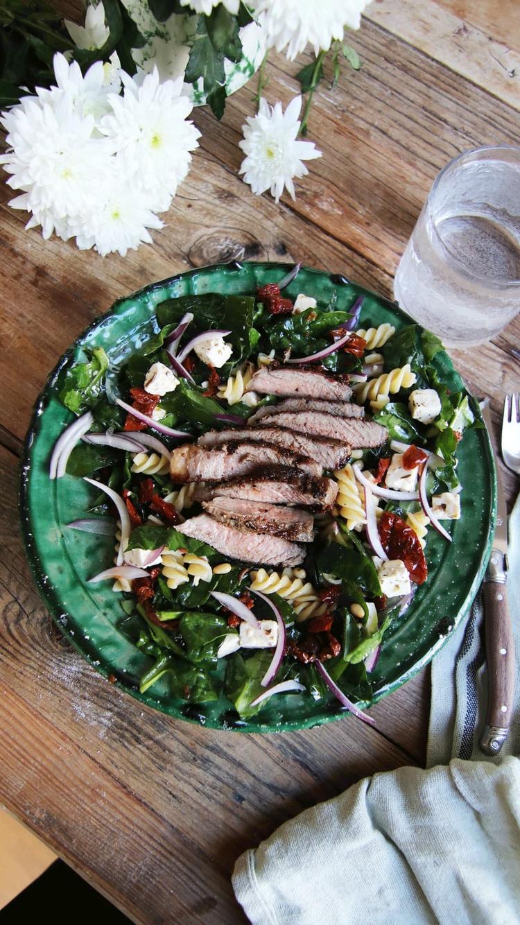 Pasta Salad with Entrecôte