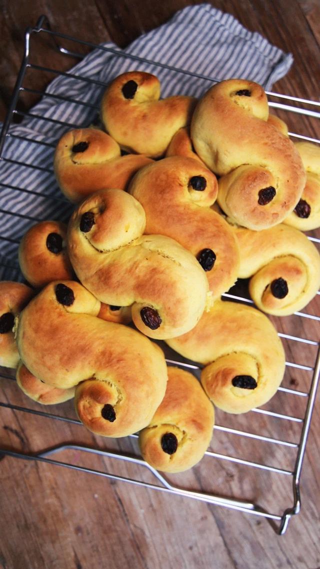 Enkle lussekatter
