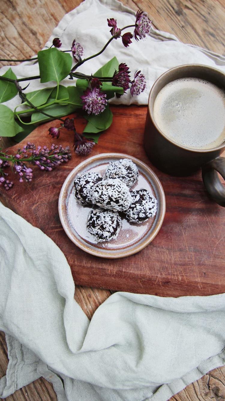 Sjokoladekuler av brownierester