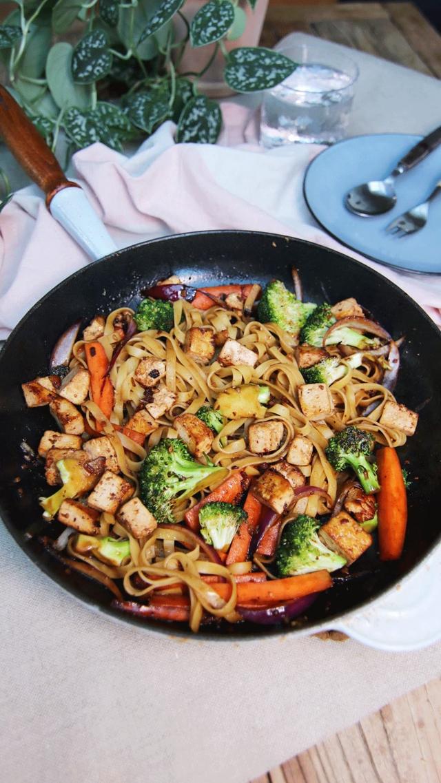 Wok med tofu