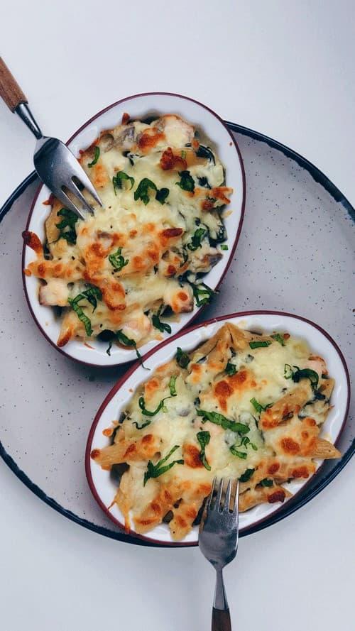 White Salmon Gratin