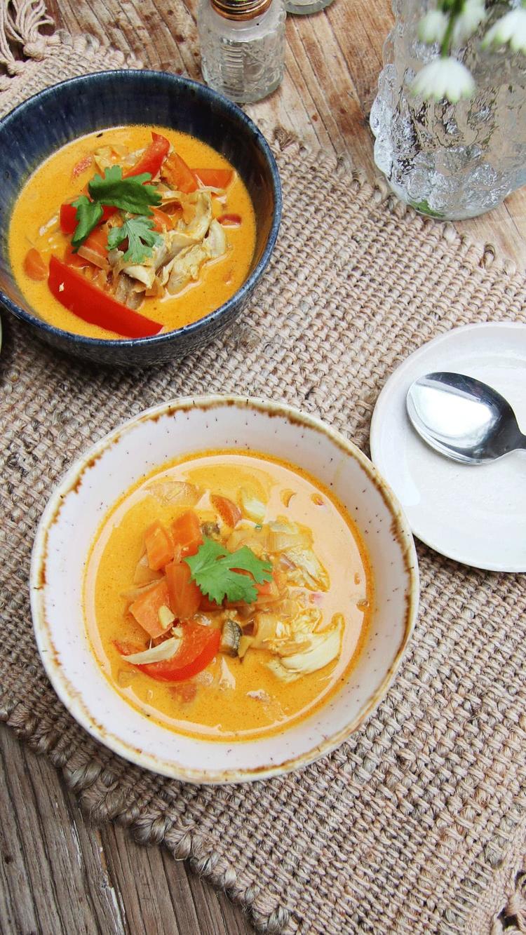 Enkel kyllingsuppe