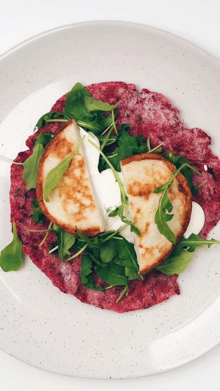 Fish Cakes with Homemade Beetroot Tortillas!
