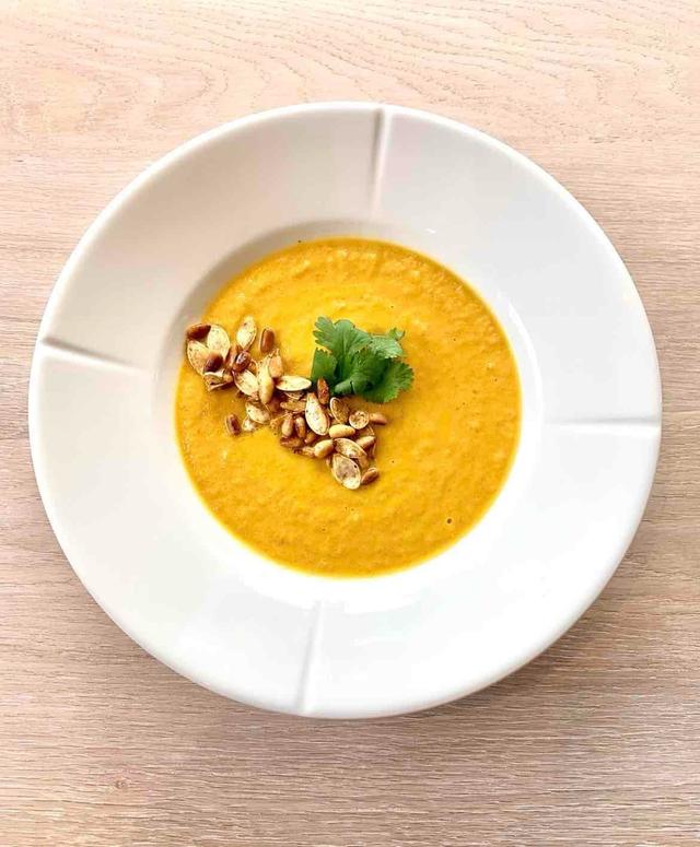 Spicy gresskarsuppe