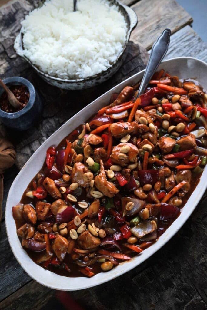 Kylling i sticky chilisaus