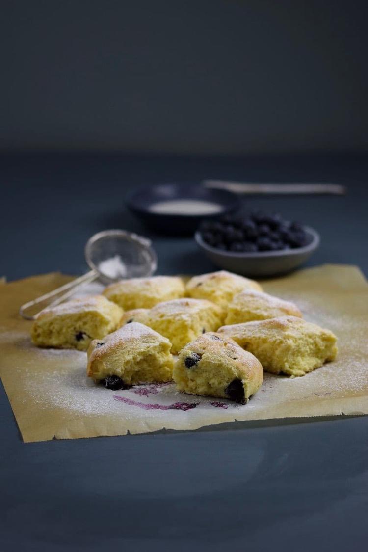 Easy Gluten-free Blueberry Scones