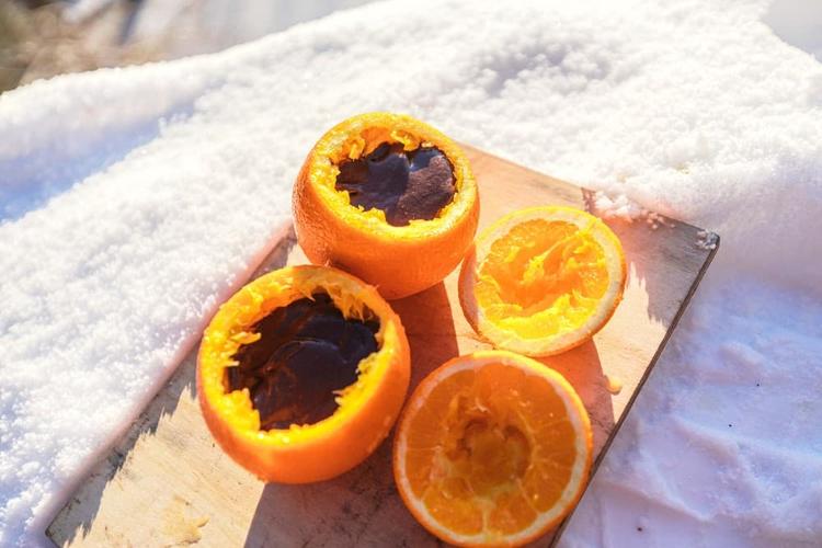 Brownie stekt i appelsin