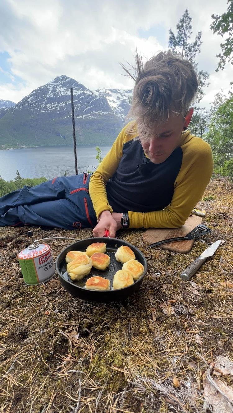 Sjokoladeboller på primus