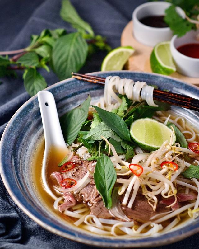 Pho- Vietnamesisk nudelsuppe