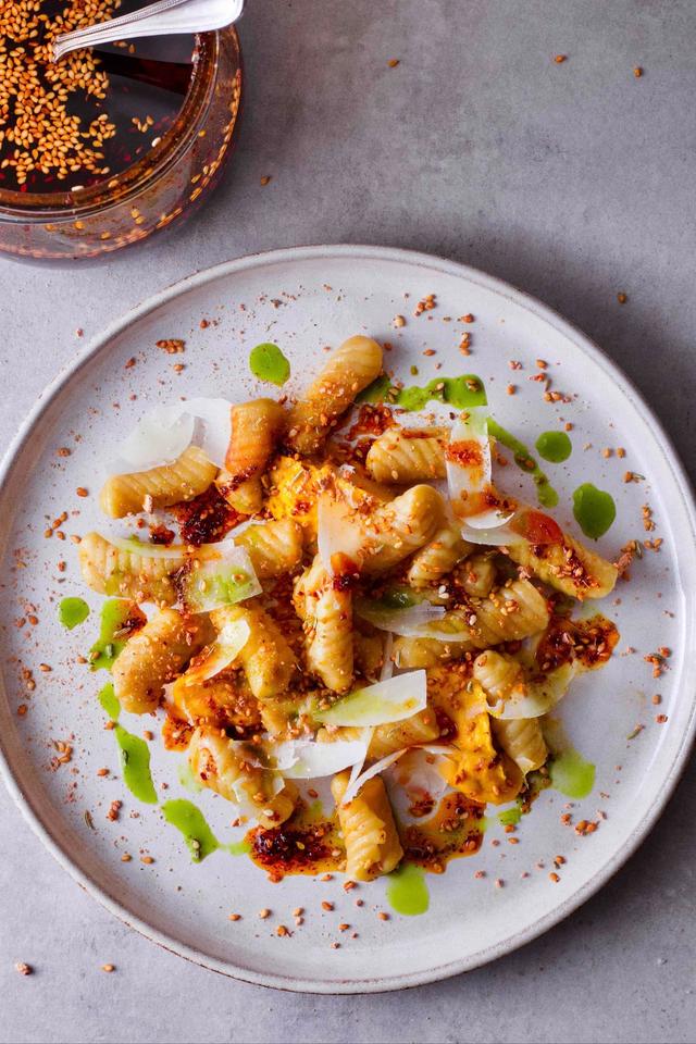 Pasta cavatelli med gulrot