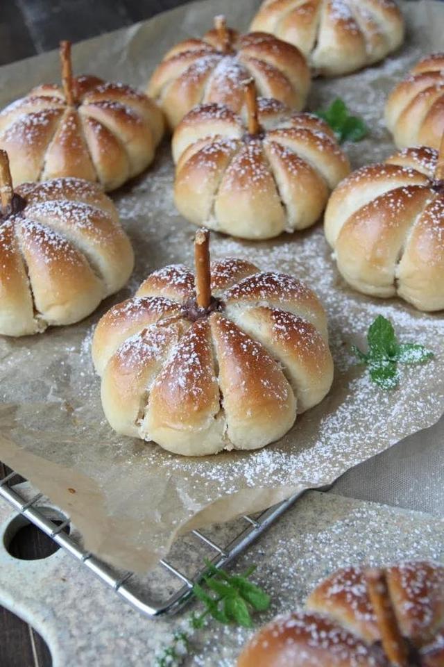 Gresskar melkeboller med sjokolade