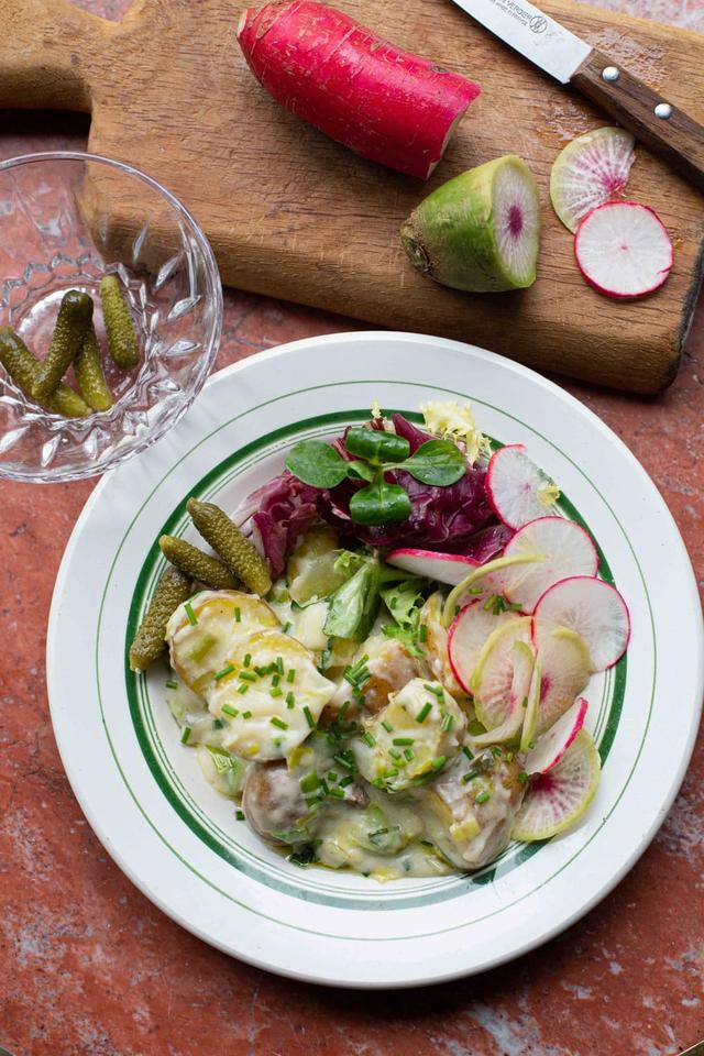 Warm Potato Salad with Comté