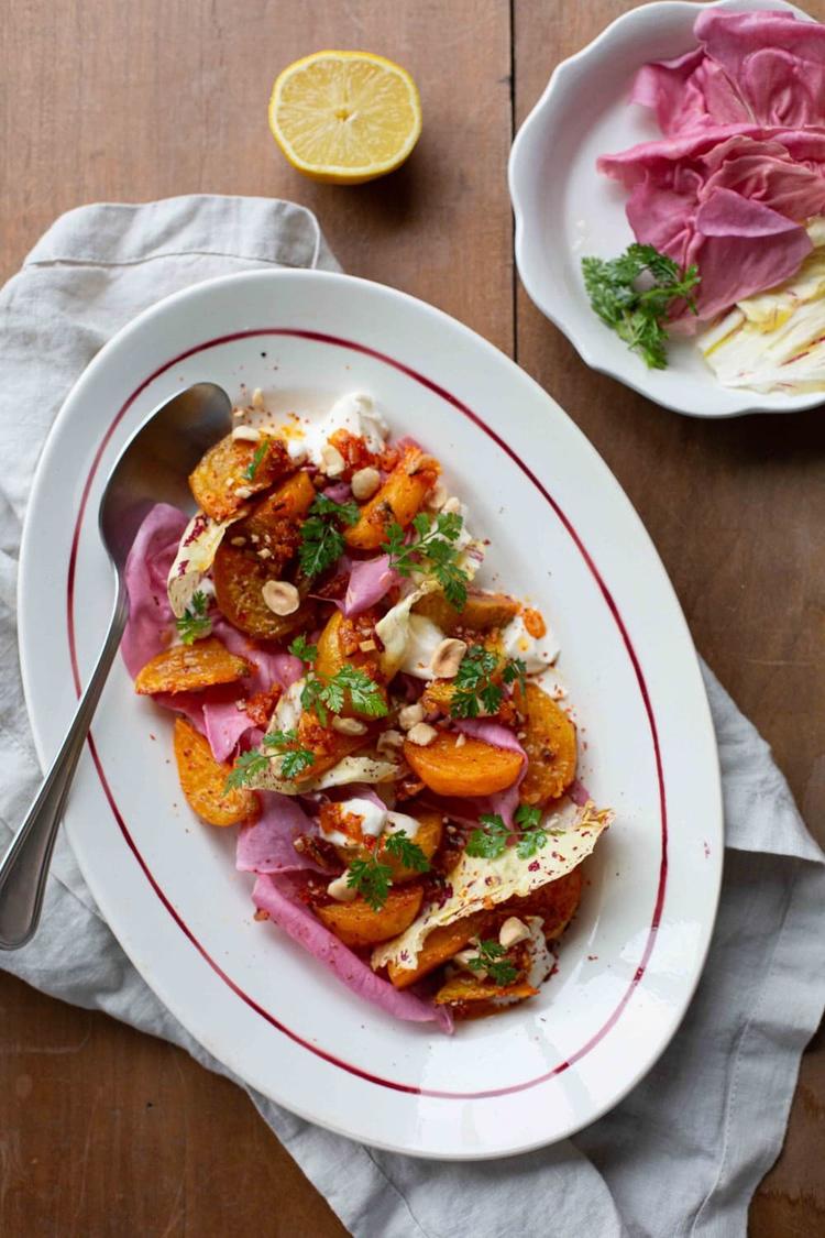 Spicy bakte beter med crème fraiche