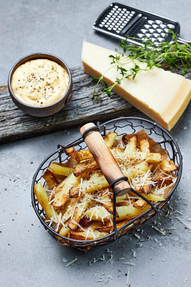 Trøffelfries med superdigg parmesanmayo