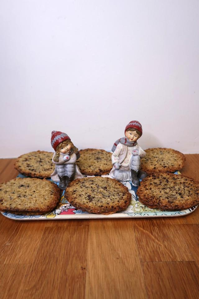 Doble veganske havreflarn med sjokolade